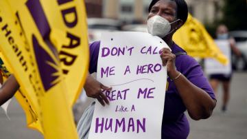 Who's a hero? Some states, cities still debating hazard pay