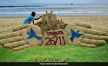 Odisha Sand Artist Pays Tribute To Victims Of 26/11 Mumbai Terror Attacks