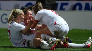 England 20-0 Latvia: Ellen White sets all-time scoring record with hat-trick
