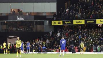 Medical emergency in crowd stops Watford v Chelsea Premier League game