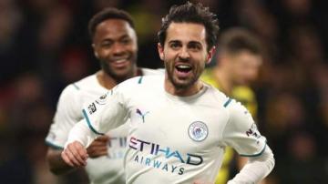 Watford 1-3 Manchester City: Bernardo Silva scores twice as City move top of the Premier League
