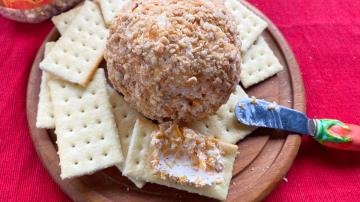 Coat Your Cheeseballs in Fried Garlic