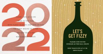 These Gorgeous New Year's Eve Invitations Will Put Your Guest List in the Party Spirit