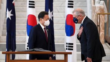 Australia and South Korea sign defense deal as leaders meet
