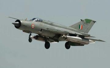 Indian Air Force's MiG-21 Fighter Jet Crashes In Rajasthan