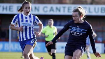 Brighton Women 0-6 Man City Women: Blues thrash Brighton with second-half goal rush