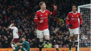 Manchester United 1-0 Aston Villa: McTominay the difference for Red Devils against Villa