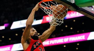 Raptors’ Khem Birch leaves game vs. Pistons to get X-ray on nose