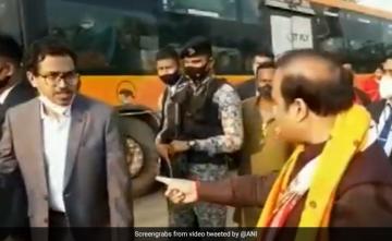 Watch: Assam Chief Minister Scolds Officer For Halting Traffic For Him