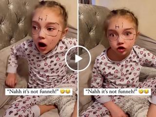 No idea what this little girl is saying, but I don’t think she’s too happy (Video)