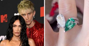Machine Gun Kelly Said Megan Fox's Engagement Ring Has Thorns So "If She Tries To Take It Off, It Hurts"