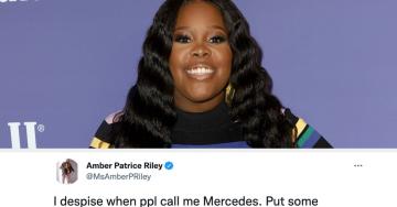 Amber Riley Is Sick And Tired Of People Calling Her "Mercedes," The Name Of Her "Glee" Character