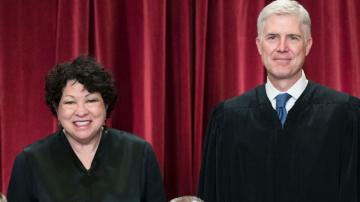 Sotomayor, Gorsuch deny report they were at odds over masks