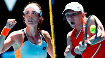 Australian Open: Simona Halep beaten by Alize Cornet
