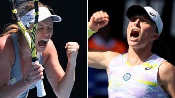 Australian Open: Danielle Collins to play Iga Swiatek in Melbourne semi-finals