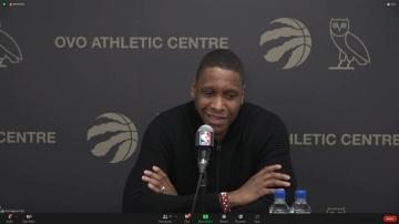 Ujiri praises growth from Raptors core players over course of season