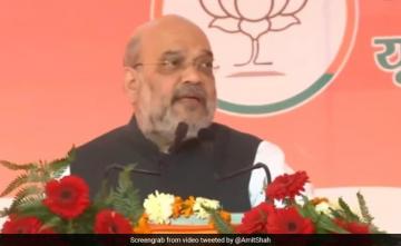 At UP Election Rally, Amit Shah's Dig At Nehru Over Long-Pending Projects