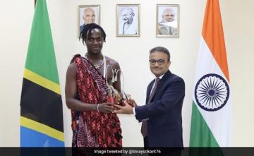 Kili Paul, Internet Sensation, Honoured By Indian High Commission in Tanzania