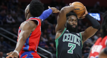 Brown, Tatum lead Celtics to revenge win over Pistons