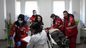 Ukrainian maternity ward moves to basement for shelter