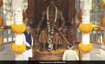Shivaji Statue, Made Up Of 1850 kg Gun Metal, Unveiled By PM In Pune