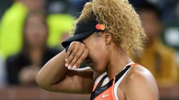 Naomi Osaka: Former world number one in tears after heckling during Indian Wells defeat