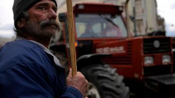 Hit by high costs, Greek farmers stage tractor protest