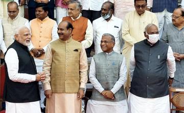 PM Modi, Mallikarjun Kharge Bid Farewell To 72 Rajya Sabha MPs