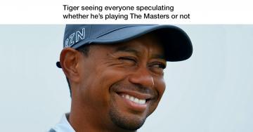 The Masters is here and all eyes are on Tiger, and these golf memes (30 Photos)