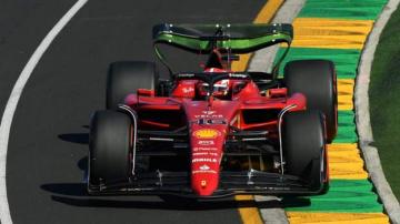 Australian Grand Prix: Charles Leclerc beats Max Verstappen in practice as Mercedes struggles continue