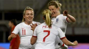 North Macedonia 0-10 England: Ellen White nets 50th goal to reach another landmark