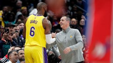 James has nothing but respect for Frank Vogel as a coach and as a man
