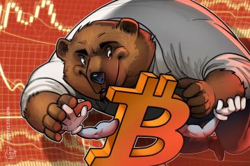 Bitcoin price dip to $39.2K places BTC back in 'bear market' territory