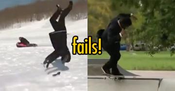 Reporter delivers news while skateboarding + BONUS TV news FAILS (12 GIFs)
