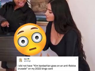 Kim K’s kid found her s*x tape on Roblox & the memes hit hard