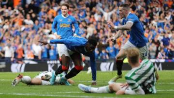 Celtic 1-2 Rangers: Ibrox side come back to seal Scottish cup final meeting with Hearts