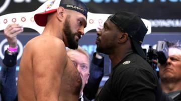 Tyson Fury v Dillian Whyte: Champion Fury weighs in 12lb lighter than last fight