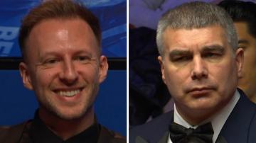 World Snooker Championship 2022: Judd Trump tries funny distraction on referee Ben Williams