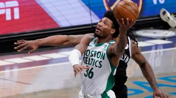 Celtics’ Marcus Smart to miss Game 2 vs. Bucks with thigh injury