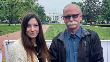 Trevor Reed's father advocates outside White House for other detained Americans