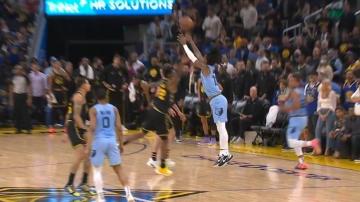 Morant nails half-court buzzer-beater to close out first half vs. Warriors