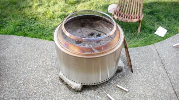 Build Your Own 'Smokeless' Fire Pit