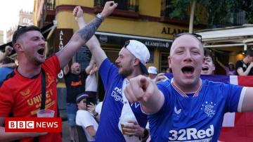 Rangers in Seville: Thousands in city ready for Europa final