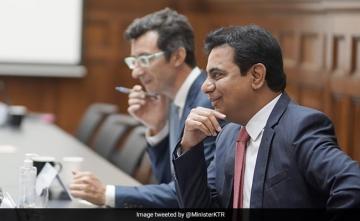 Telangana's Global Investment Pitch: Minister KTR On Way To Davos Via UK