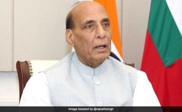 Rajnath Singh's Flight Diverted To Agra After Bad Weather