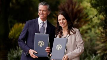 California, New Zealand announce climate change partnership