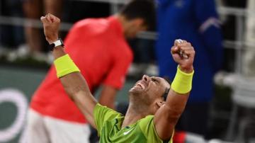 French Open: Rafael Nadal beats Novak Djokovic in late-night thriller