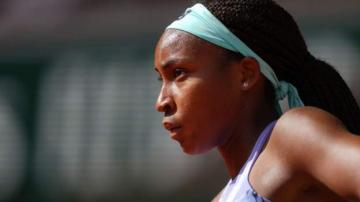 French Open: Coco Gauff calls for peace and end to gun violence in camera message
