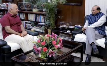 Amid Allegations Of Interference, Manish Sisodia Meets Delhi Lt Governor