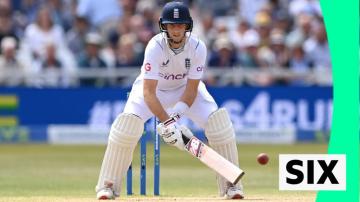 England v New Zealand: Joe Root hits six with 'incredible' reverse scoop